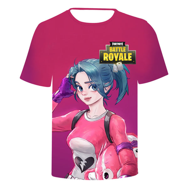 Hot Game Fortnite Rose Red Casual Sports T Shirts For Adult Kids Abox Nz - fortnite cosplay sexy roblox character