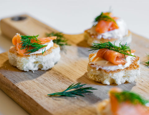 Smoked-Salmon-Sliced-Brioche-Appetizer-Recipe