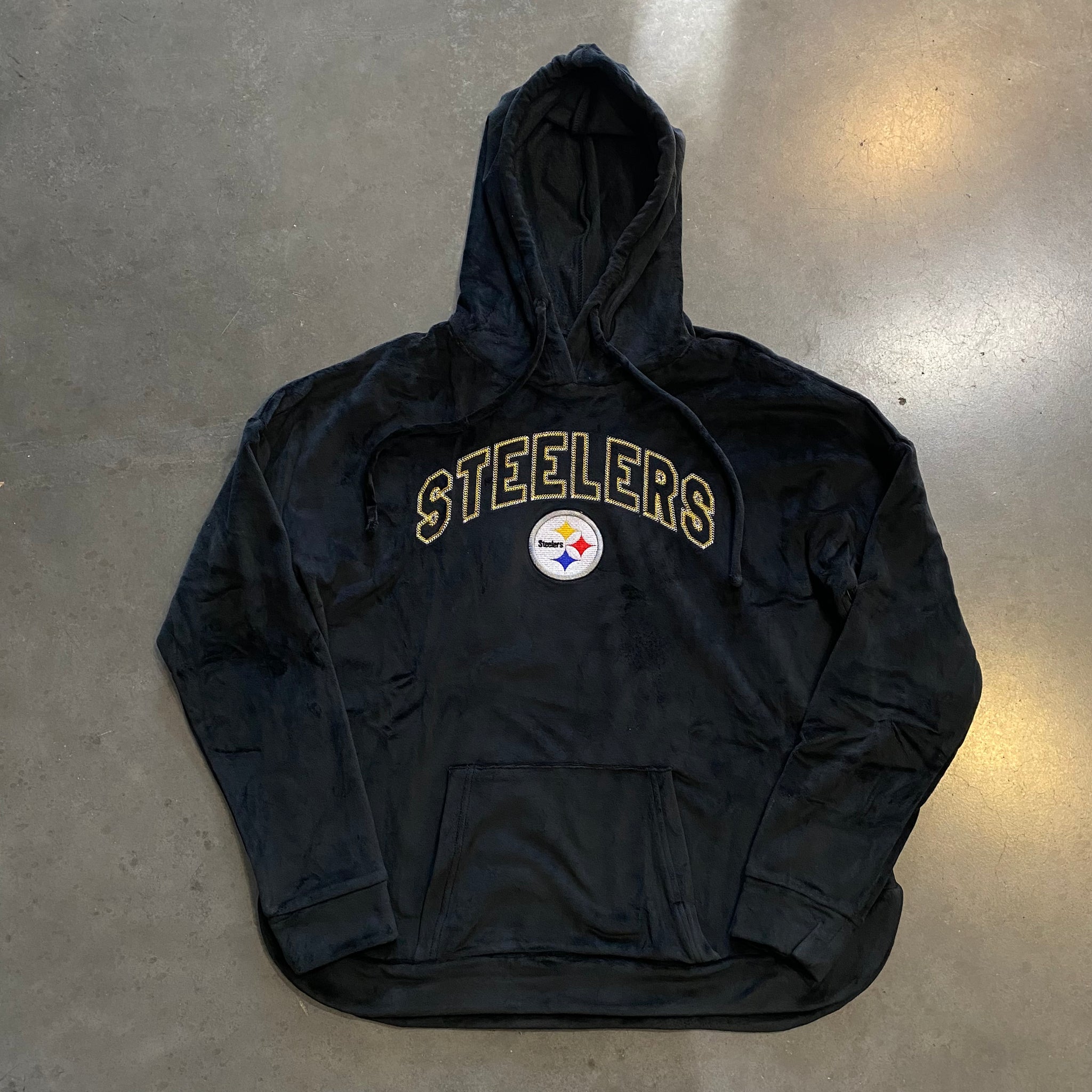 Women's Pittsburgh Steelers Cuce Black Team Color Sequins Full-Zip Jacket