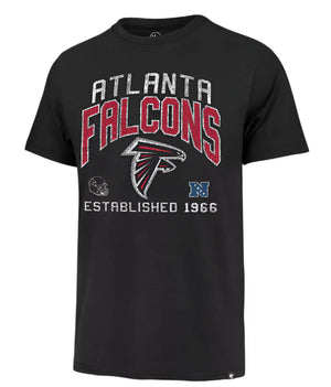 Atlanta Falcons Men's '47 Black Turned Up Franklin Tee - Sports Town USA