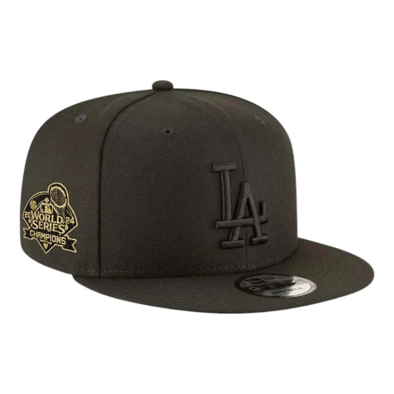 Los Angeles Dodgers 2024 World Series 9fifty Black on black Snapback Hat