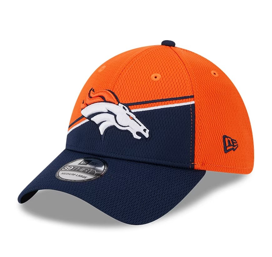 Miami Dolphins New Era 2023 Sideline 39THIRTY Flex Hat - Orange/Aqua