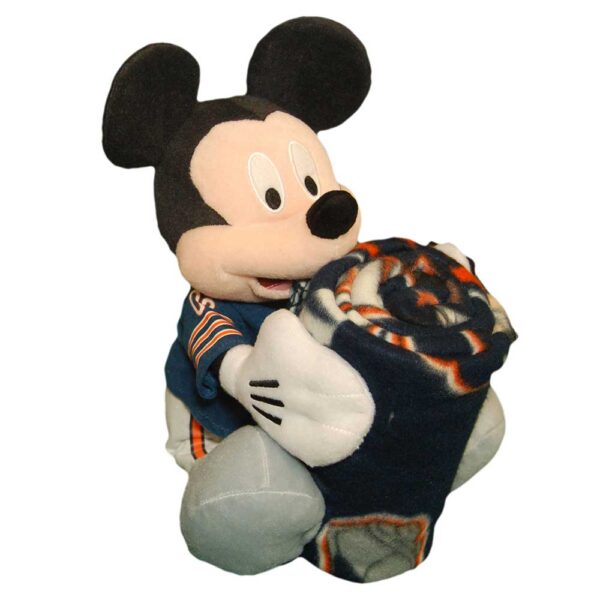 OFFICIAL MLB Dodgers & Disney's Mickey Mouse Character Hugger Pillow & Silk  Touch Throw Set