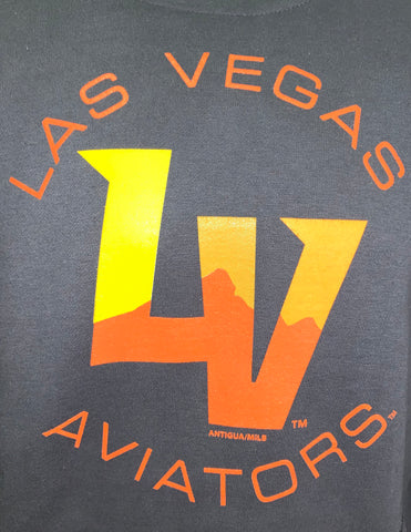 Aviators LV Logo Victory Hood - Charcoal – Sports Town USA