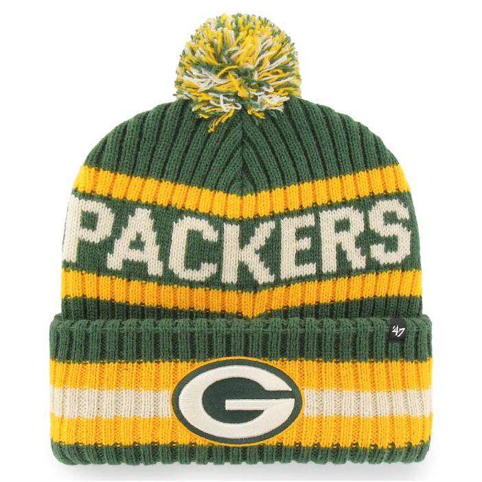 Packers Women's Confetti Cream Light-Up Knit Hat