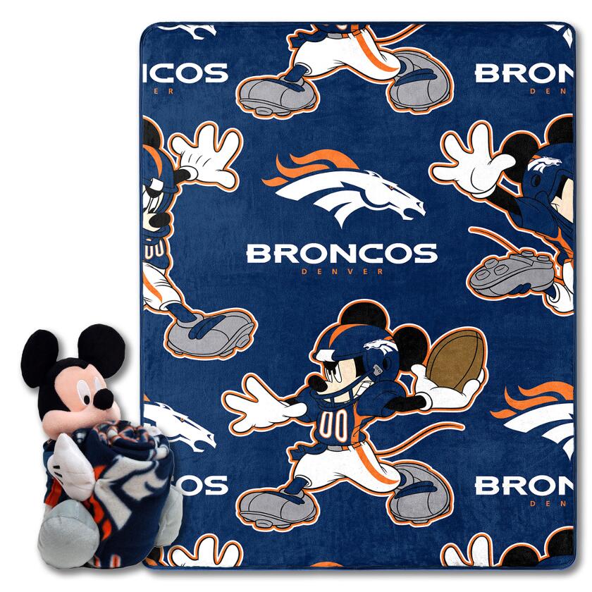 OFFICIAL MLB Dodgers & Disney's Mickey Mouse Character Hugger Pillow & Silk  Touch Throw Set