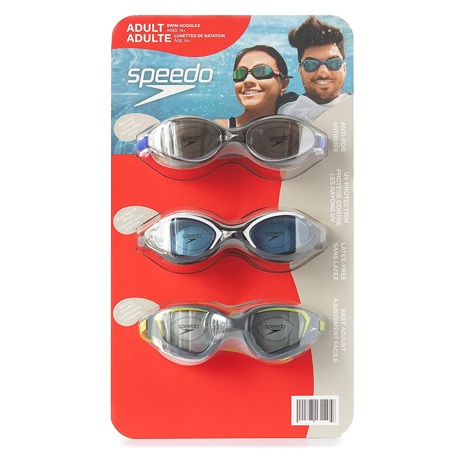 speedo adult goggles