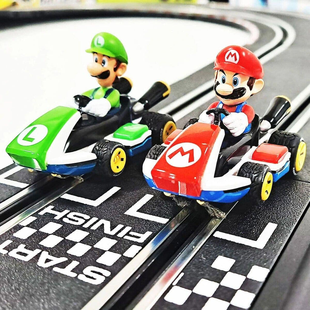 MarioKart Carrera GO!!! Racetrack with 2 Cars Slot Car Racing Toy Trac –  