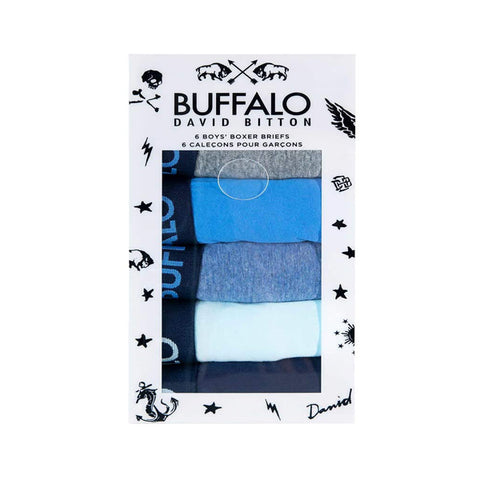 Buffalo By David Bitton Men's 2-Pc Microfiber Boxers Briefs Underwear