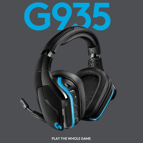 Isolator Boek verlangen Logitech G935 Wireless Gaming Headset - Black/Blue – Shoppers-kart.com