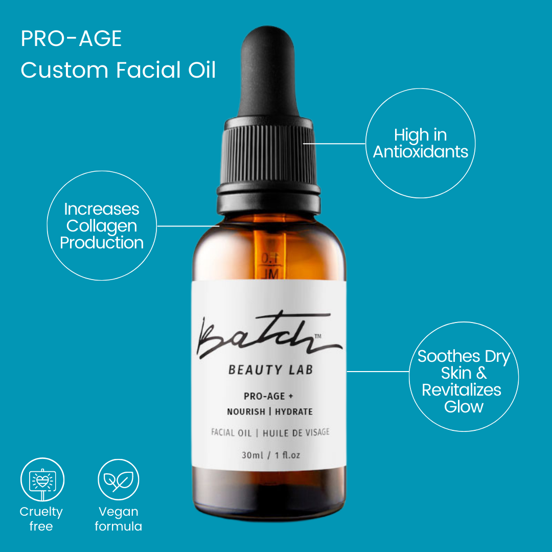 Pro-Age Custom Facial Oil Batch Beauty Lab Inc.