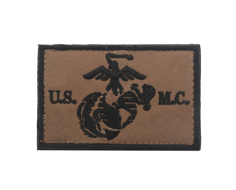 USMC With EGA - Brown and Black - Embroidered Patch – Tactically Suited