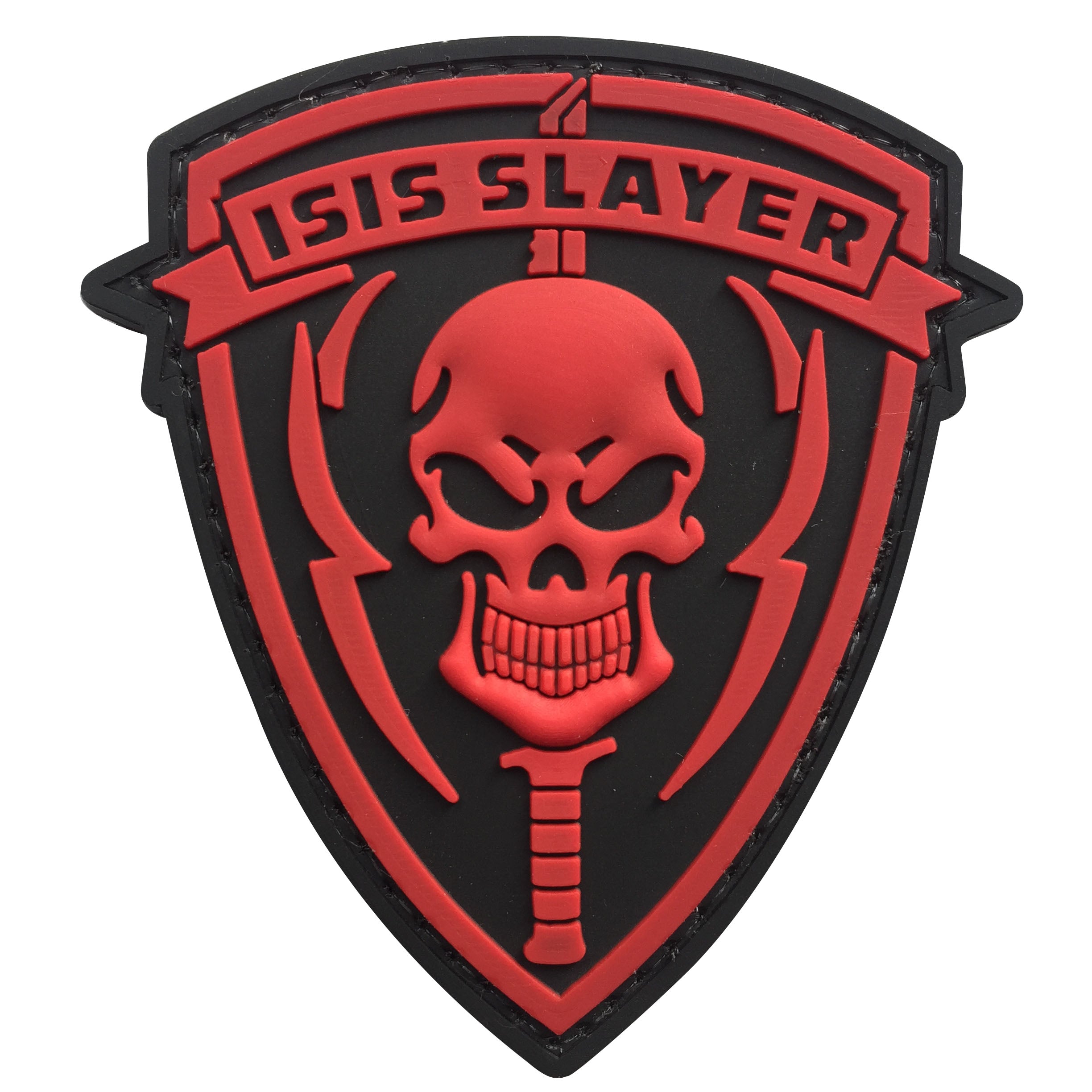 ISIS SLAYER with Punisher PVC Patch Red – Tactically Suited