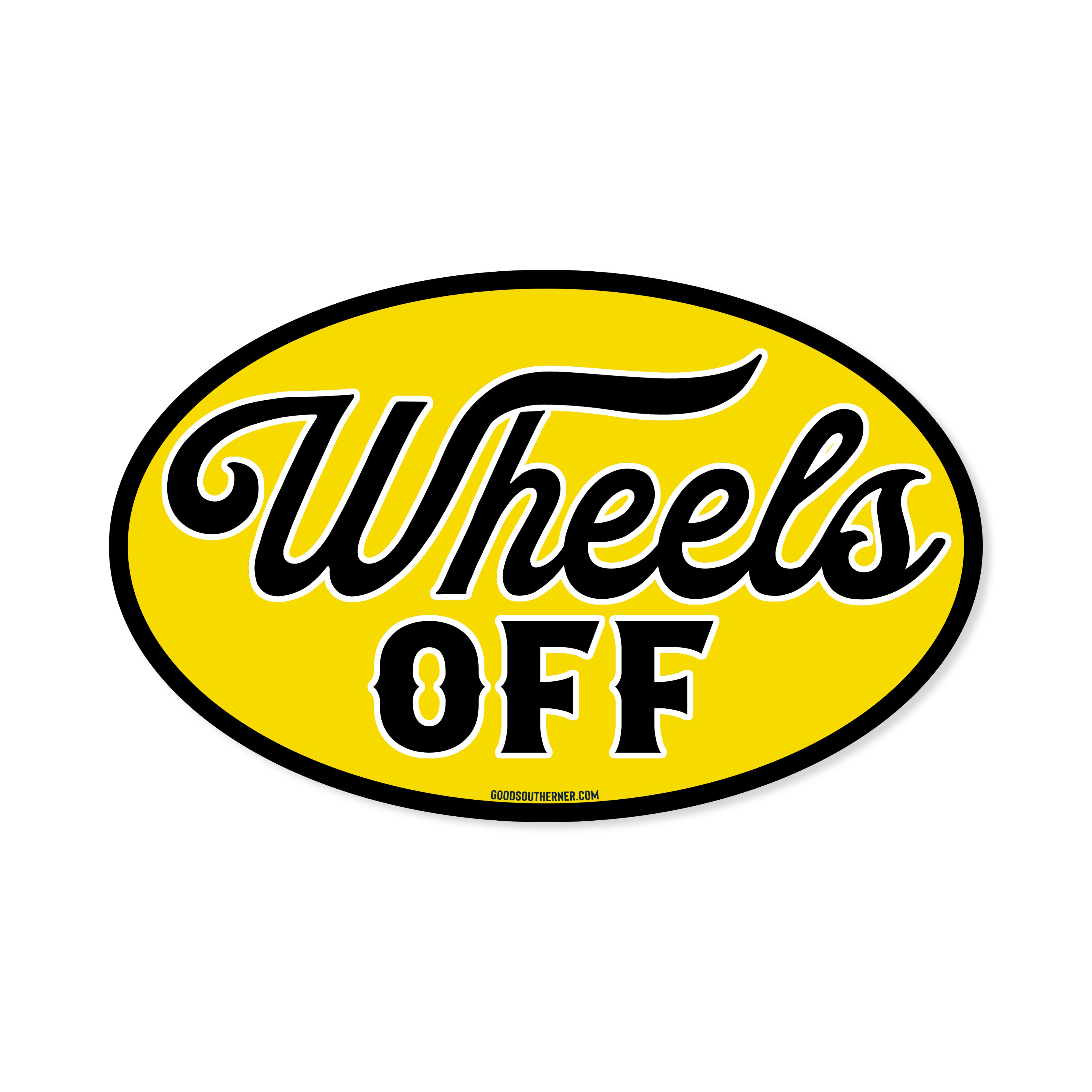 Buy Wholesale Wheels Off Sticker by Good Southerner | Handshake Marketplace