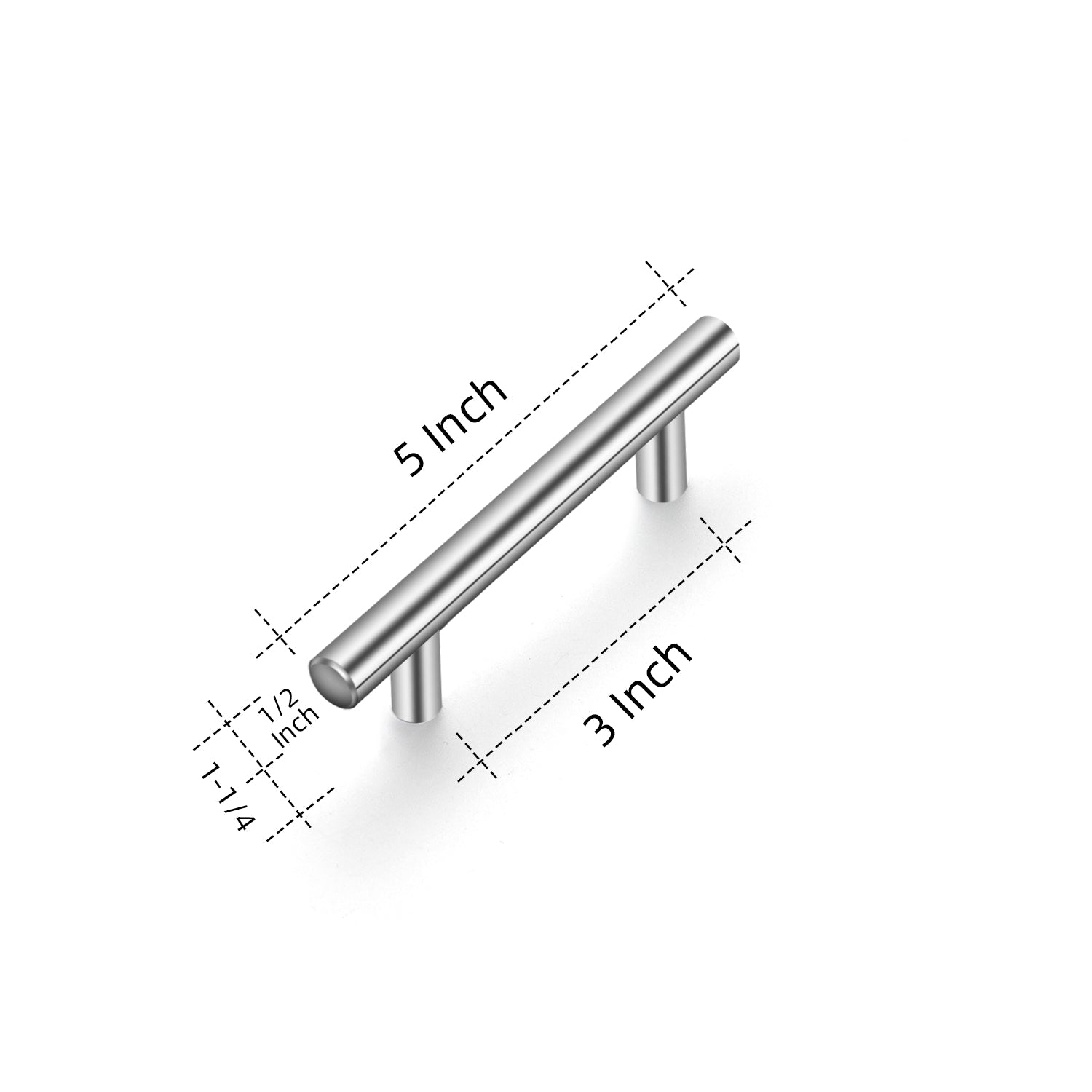 Ravinte 10 Pack 5 Cabinet Pulls Brushed Nickel Stainless Steel Kitch