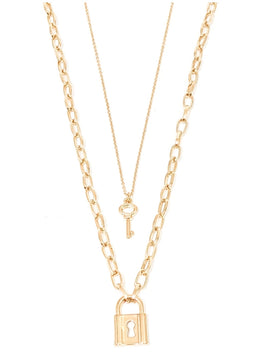 Regina Lock &Key Necklace