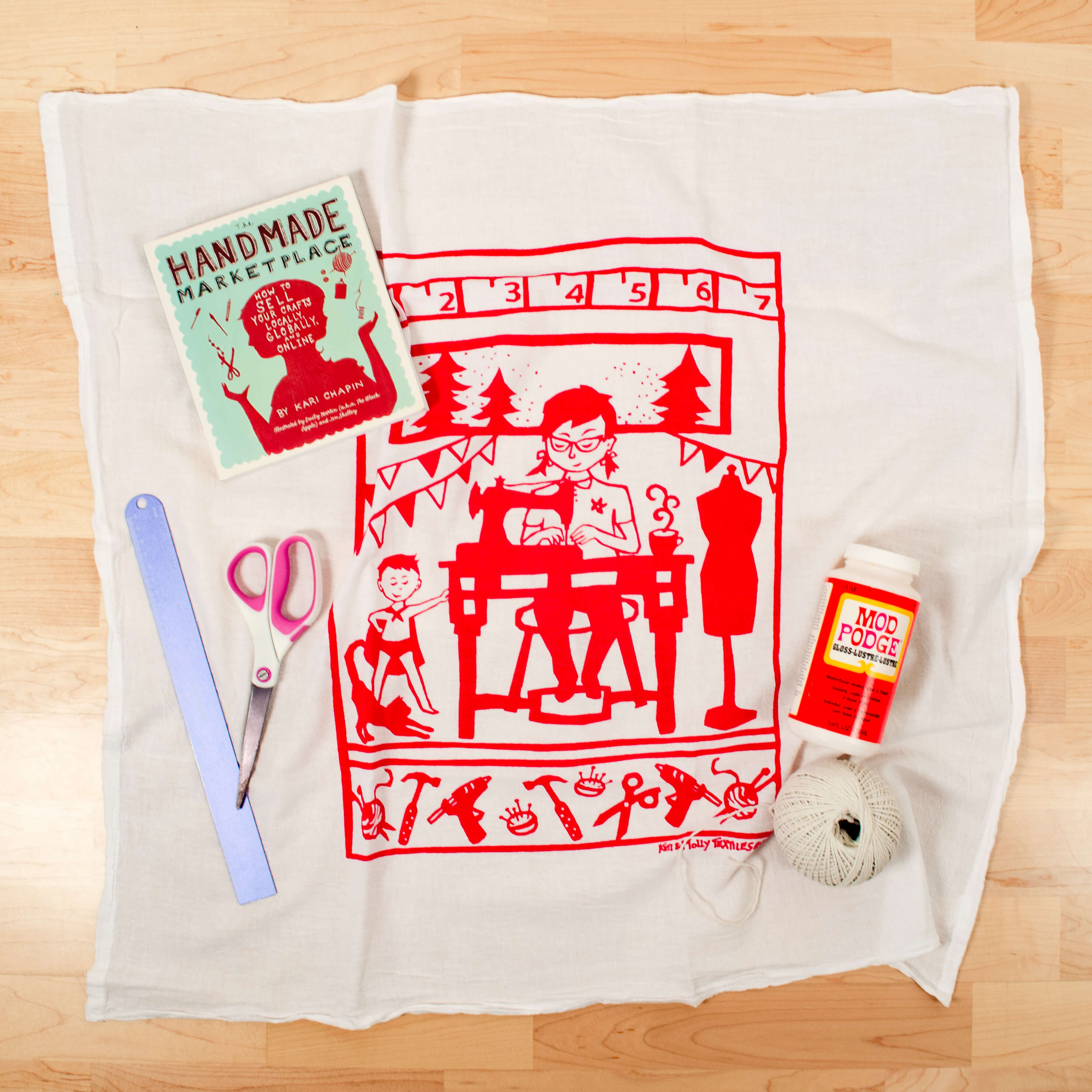Kei & Molly Textiles Tote Bag: Seattle – Kei & Molly Textiles, LLC