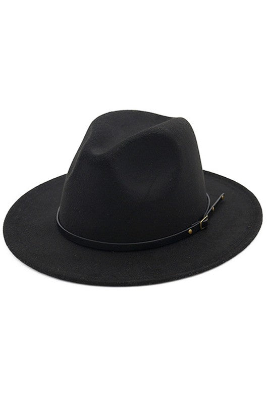 Flat Brim Panama Hat (Multiple Colors)