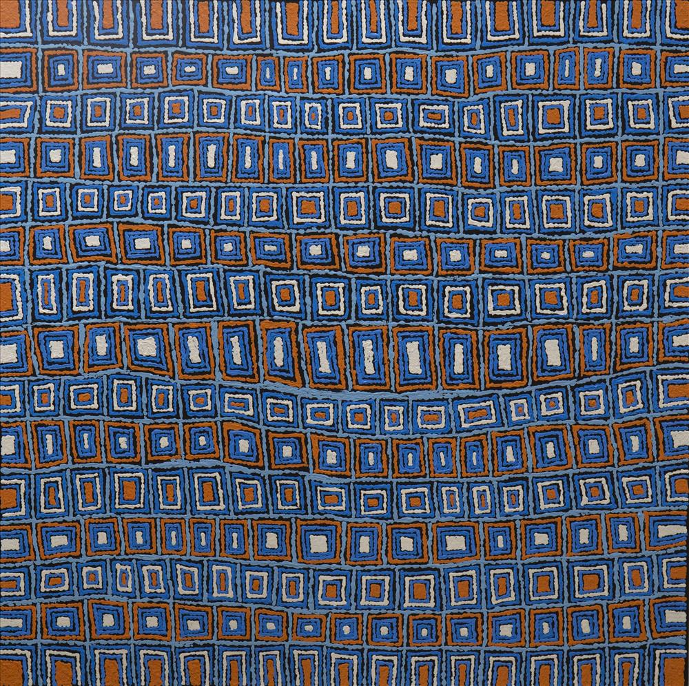 Kungka Kutjara Kaltukatjara - 90cm x 90cm - Aboriginal Contemporary