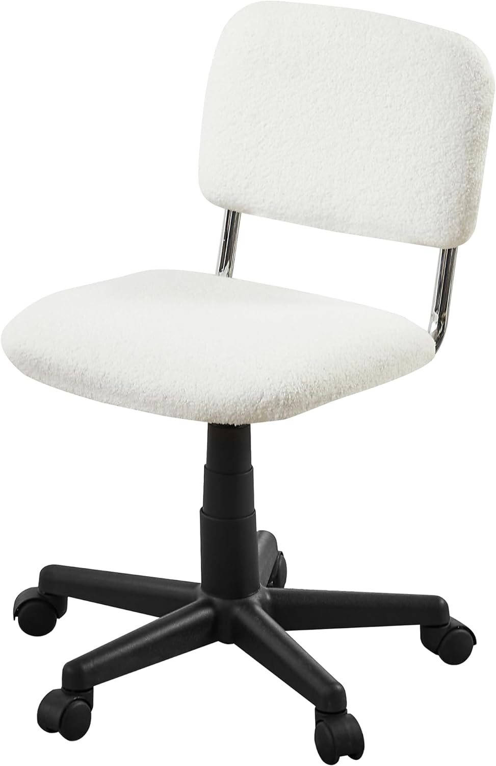 VECELO Mid-Back Swivel Ergonomic Office Chair with Adjustable Arms Mes