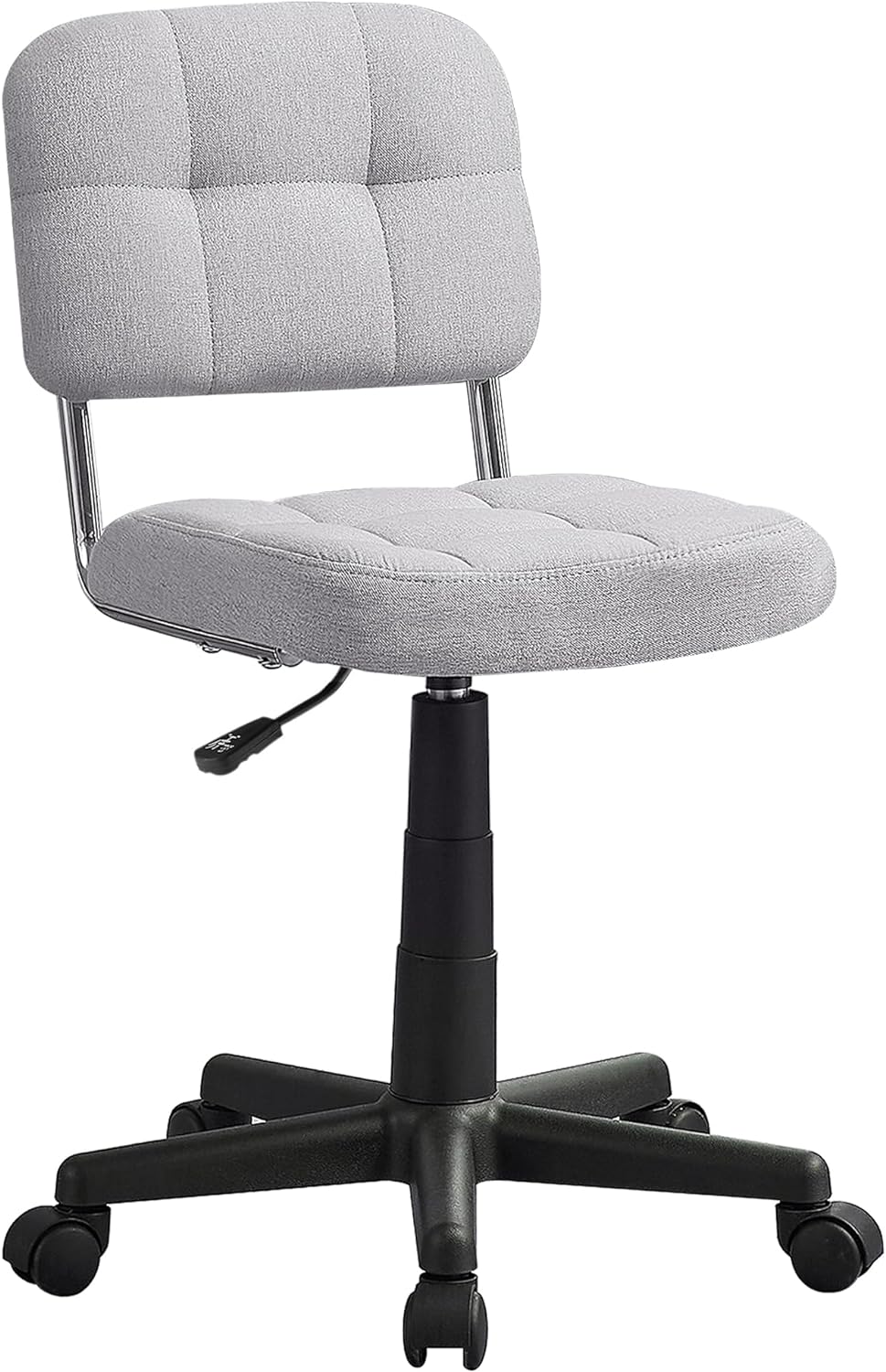 VECELO Fabric Swivel Ergonomic Office Task Chair with Adjustable Arms Mesh  Lumbar Support for Computer Task Work, Gray KHD-OC01-GRY - The Home Depot