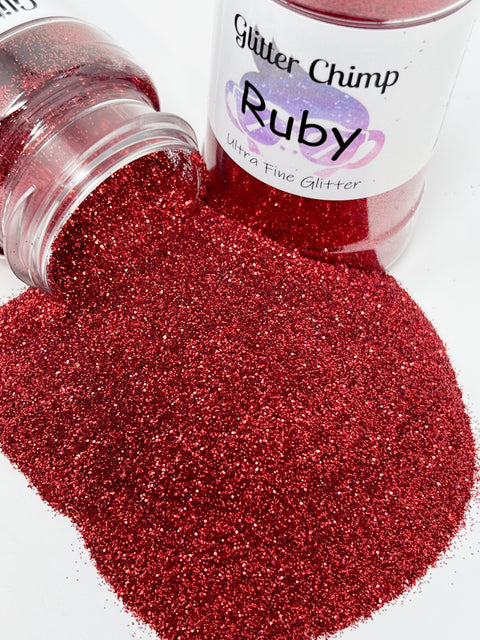 1/8 Black Cherry Fine-Glitter Acrylic