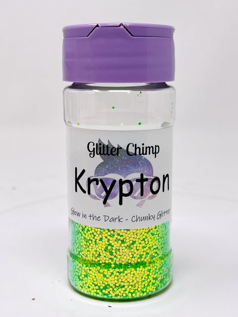 Kryptonite Chunky Glow in the Dark Glitter