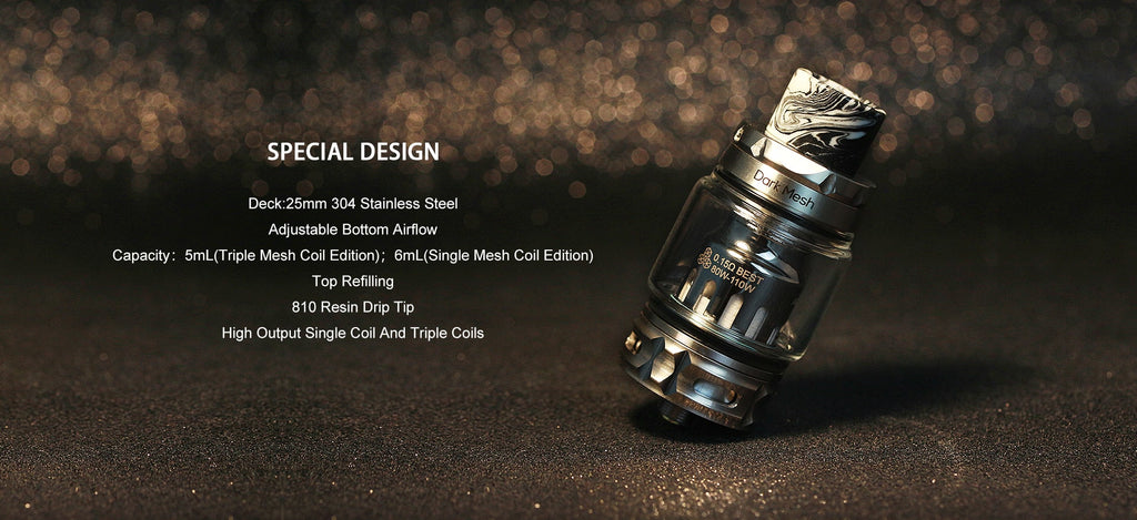 Advken Dark Mesh Tank 6ml 25mm Special Design