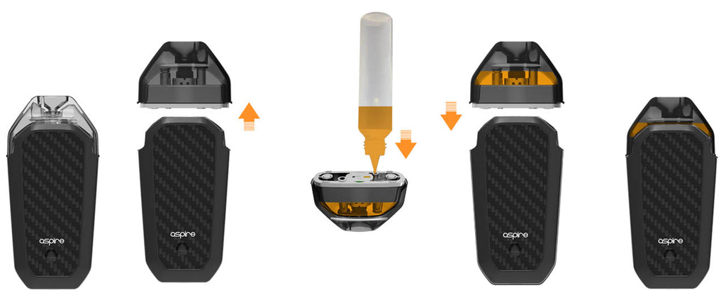 Aspire AVP Vape Pod System Chinese Version Filling Oil