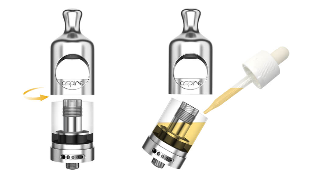 Aspire Nautilus 2S Tank Filling Oil