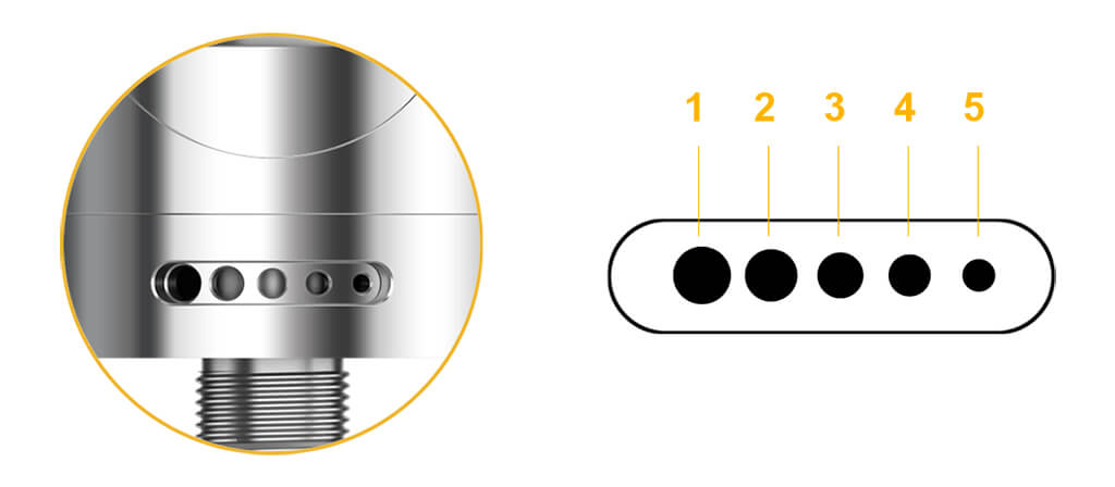 Aspire Nautilus 2S Tank Airflow Control