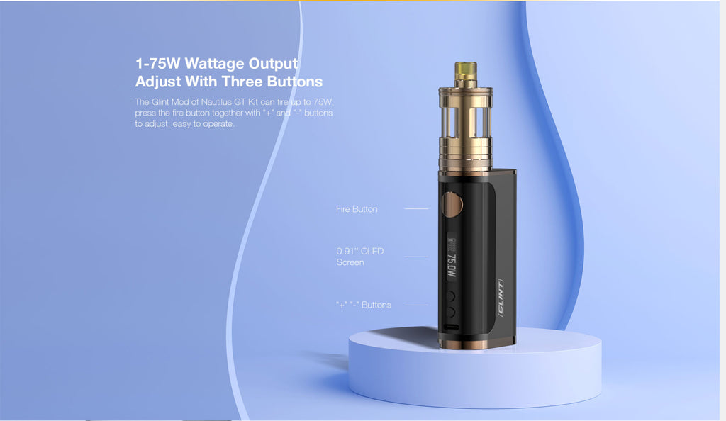 Aspire Nautilus GT VW Mod Kit Output & 3 Adjustable Buttons