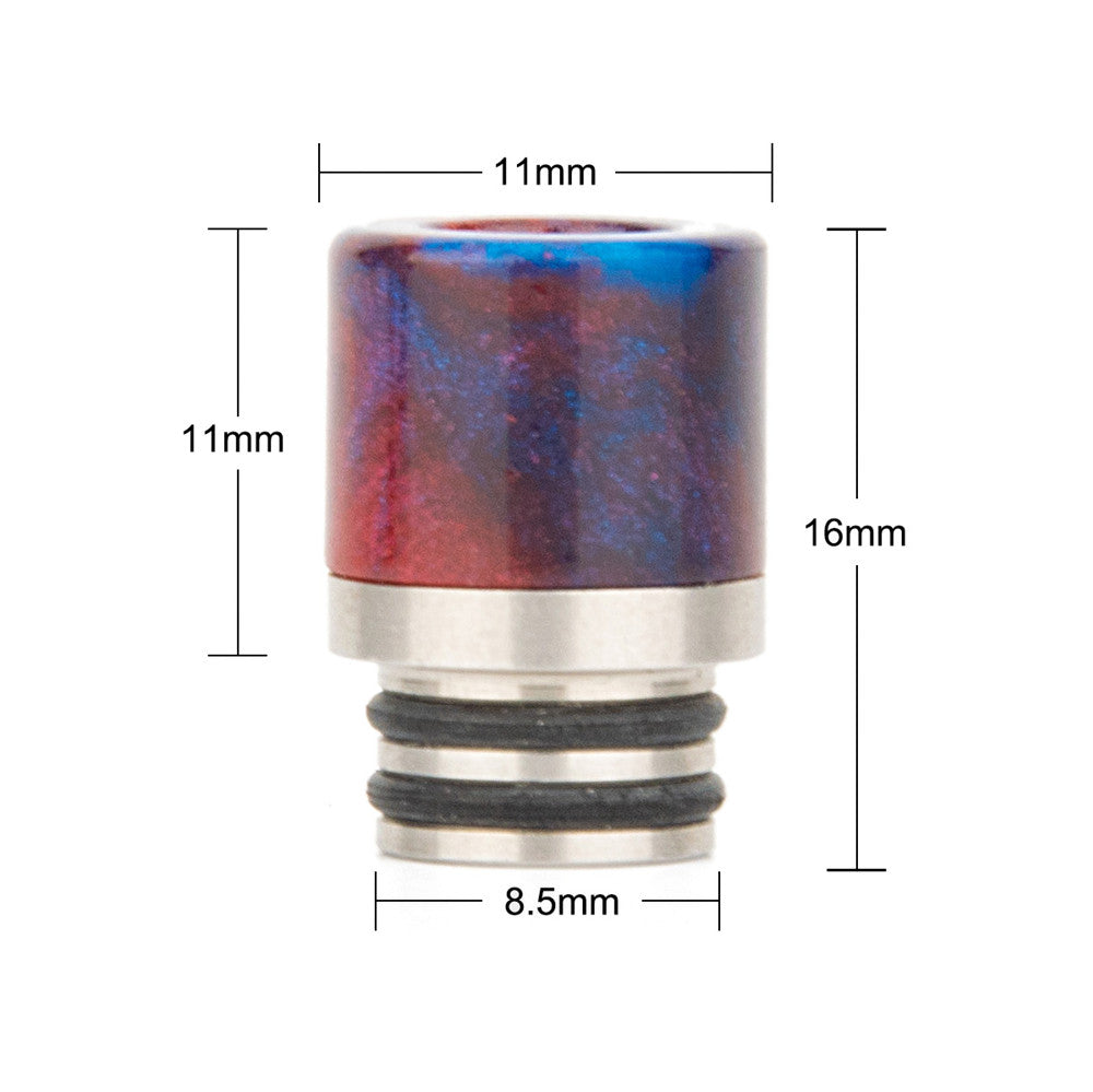 REEVAPE AS103 Straight Resin + Stainless Steel 510 Drip Tip - Size