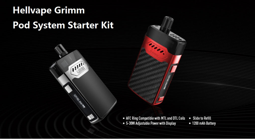 Hellvape Grimm Pod System Starter Kit 1200mAh