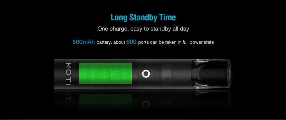 MOTI Vape Pod Close System Starter Kit 500mAh Battery