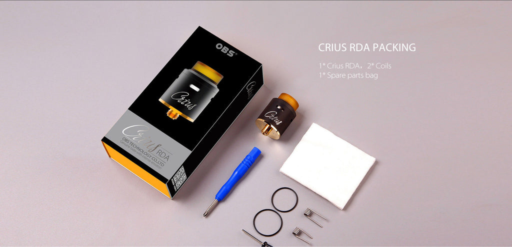 OBS Crius RDA Package Contents