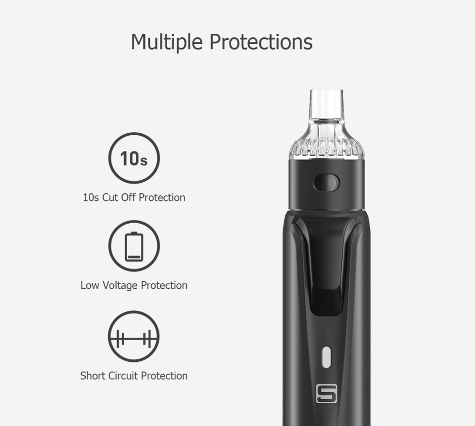Sikary Atma Vape Pen Starter Kit 1200mAh 1.5ml Multiple Protections