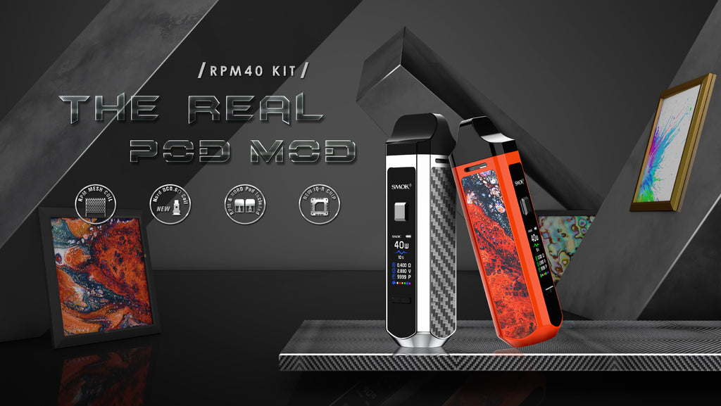 Smok RPM40 Vape Pod System Starter Kit 1500mAh & 4.3ml capacity