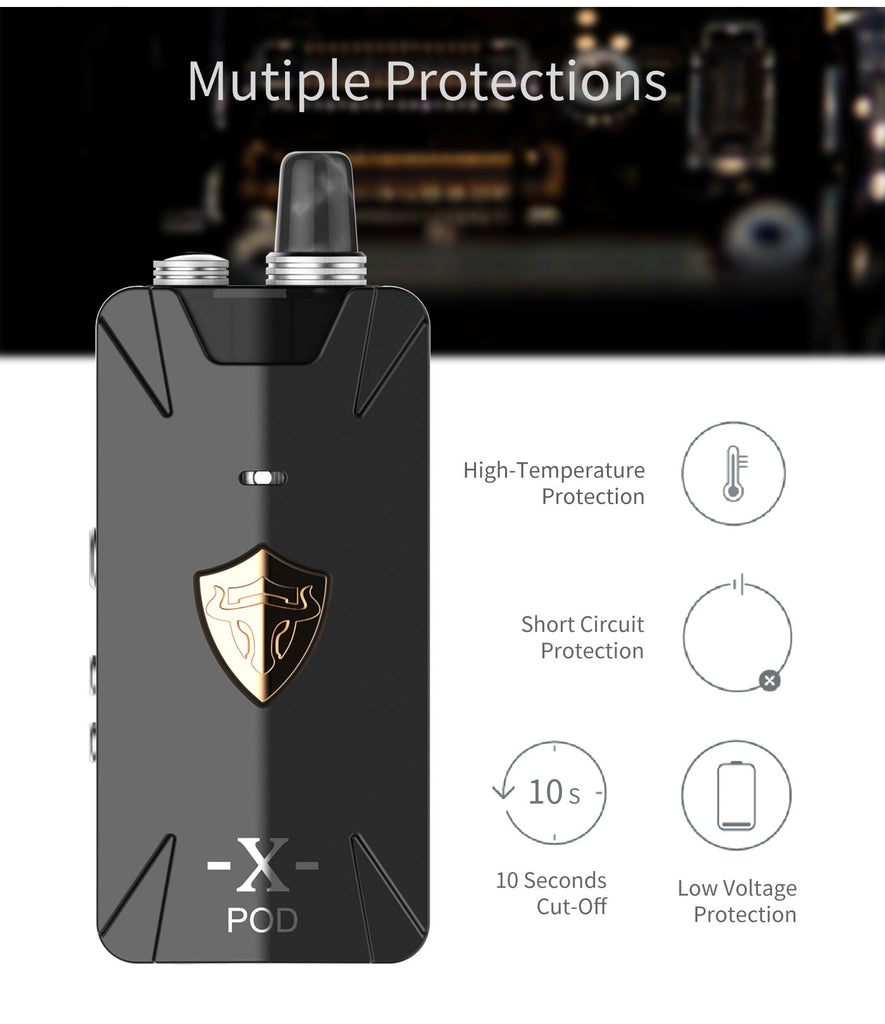 Thunderhead Creations Tauren X Vape Pod System Starter Kit RBA Version Multiple Protection - 1000mAh 2ml