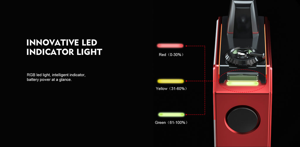 Teslacigs Invader GT Pod System Kit 3 LED Indicator