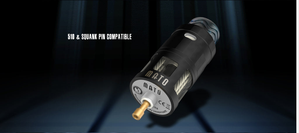 510 & Squank Pin Compatible - Vandy Vape Mato DL RDTA