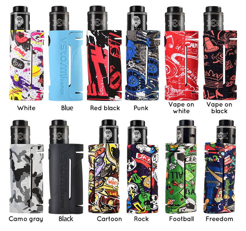 Vapor Storm ECO VV Mod Kit with Lion RDA 2ml 90W 12 Colors Available