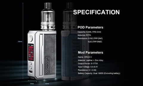 Voopoo Drag 3 Kit Preview