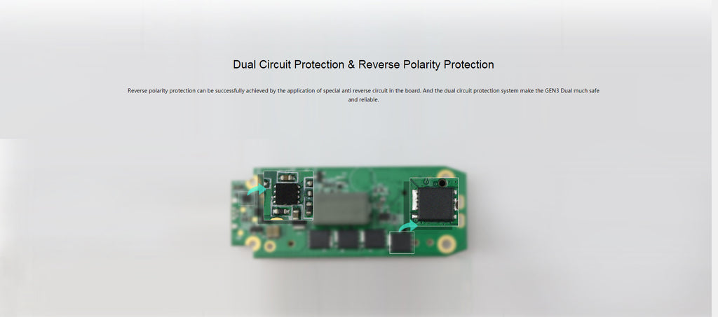 Dual Circuit Protection & Reverse Polarity Protection