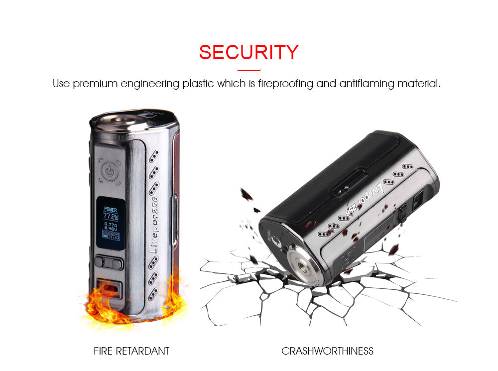 Yosta Livepor TC Box Mod 256W Security