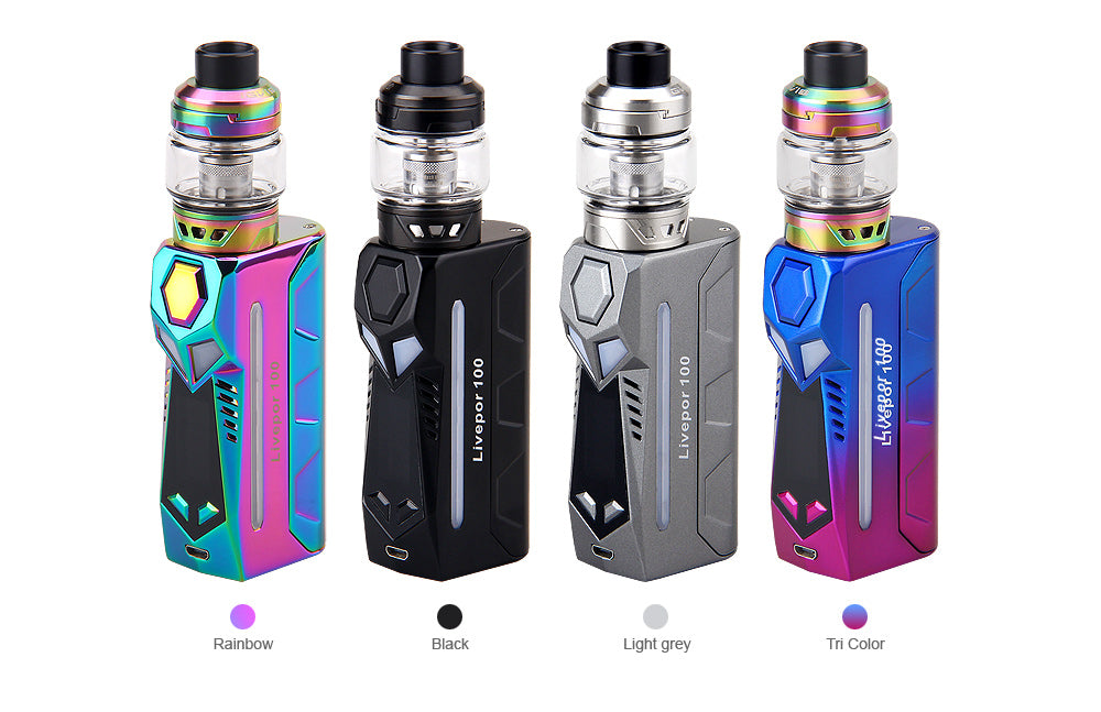 Yosta Livepor TC Box Mod Kit 100W 4 Colors Available