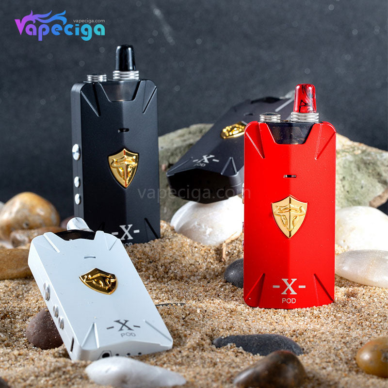 Thunderhead Creations Tauren X Vape Pod System Starter Kit Mesh Version 1000mAh 2ml Thunderhead Creations Tauren X Vape Pod System Starter Kit Mesh Version 1000mAh 2ml