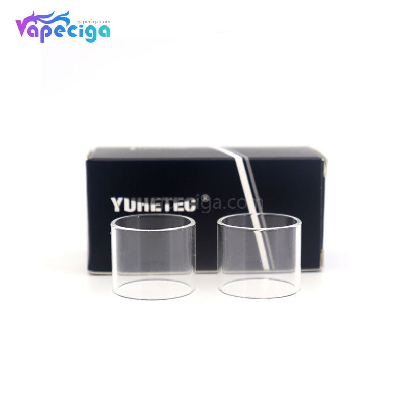 YUHETEC Replacement Glass Tank Tube for OBS Crius 2 Dual Coil 3.5ml 4ml 2PCs YUHETEC Replacement Glass Tank Tube for OBS Crius 2 Dual Coil 3.5ml 4ml 2PCs