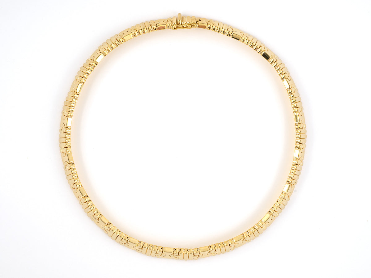 43227 - Circa 1997 Bulgari Parenthesis Gold Necklace – Durland Co