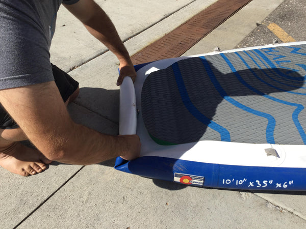 how to roll a sup